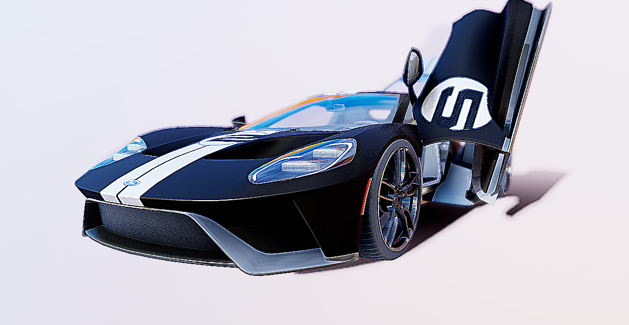 Ford GT 66 Heritage Edition 3d model