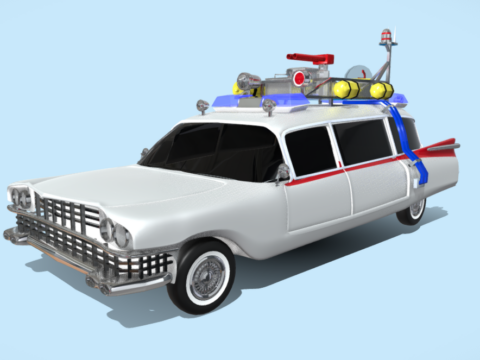 Ghostbusters - Ecto 1 3d model