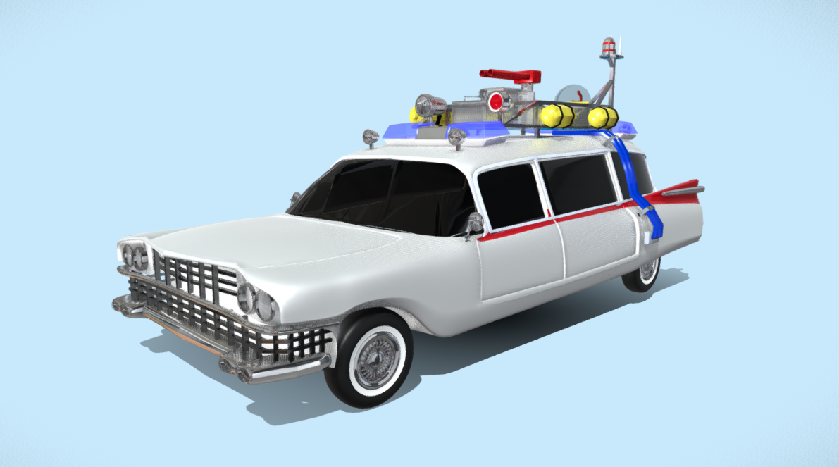 Ghostbusters - Ecto 1 3d model