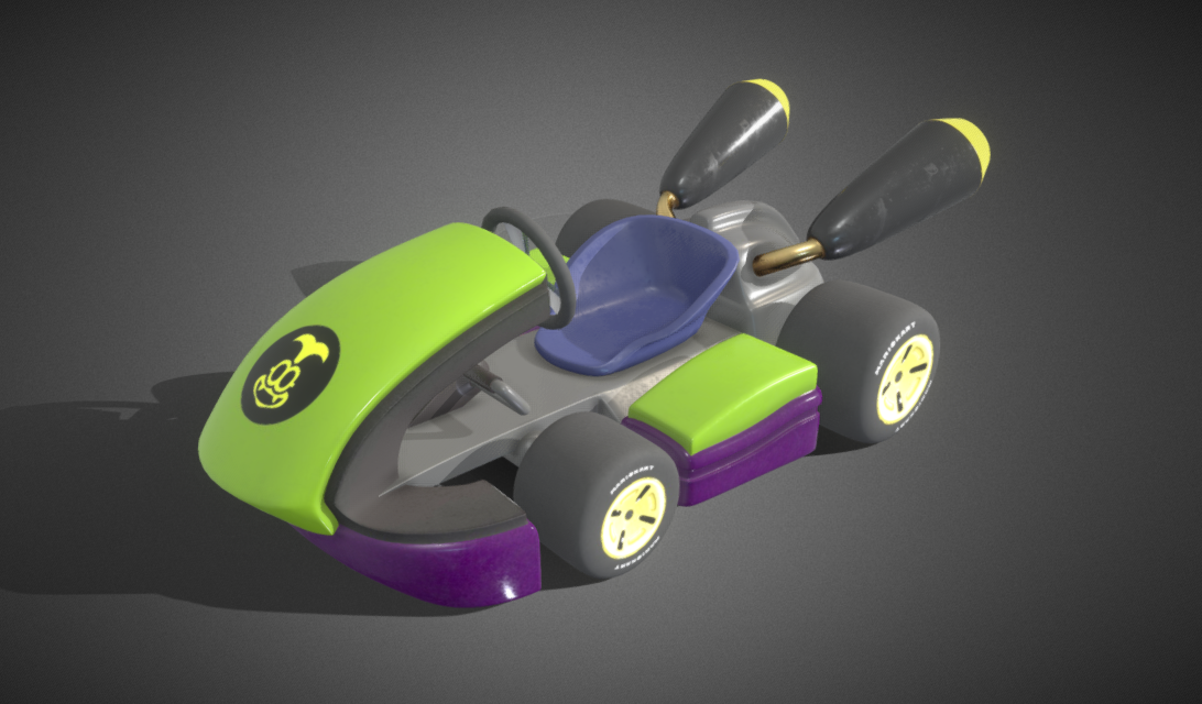 Iggy's Kart 3d model