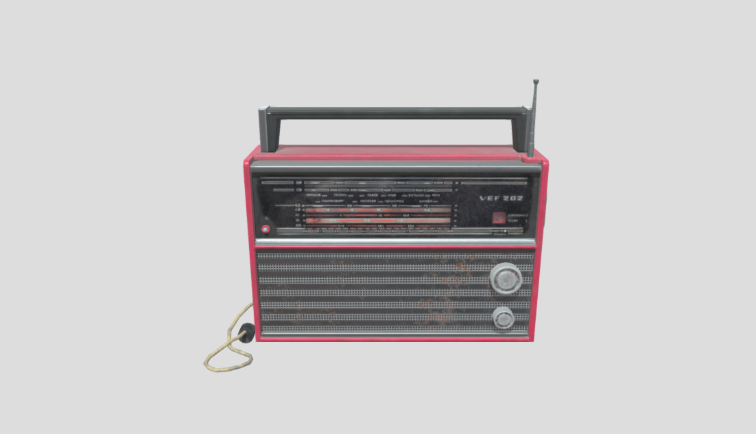 Radio 3d model