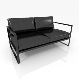 Roshults Monaco Lounge Chair_Sofa Bench 3d model