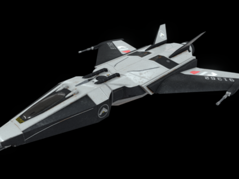 Space Fighter 3d model