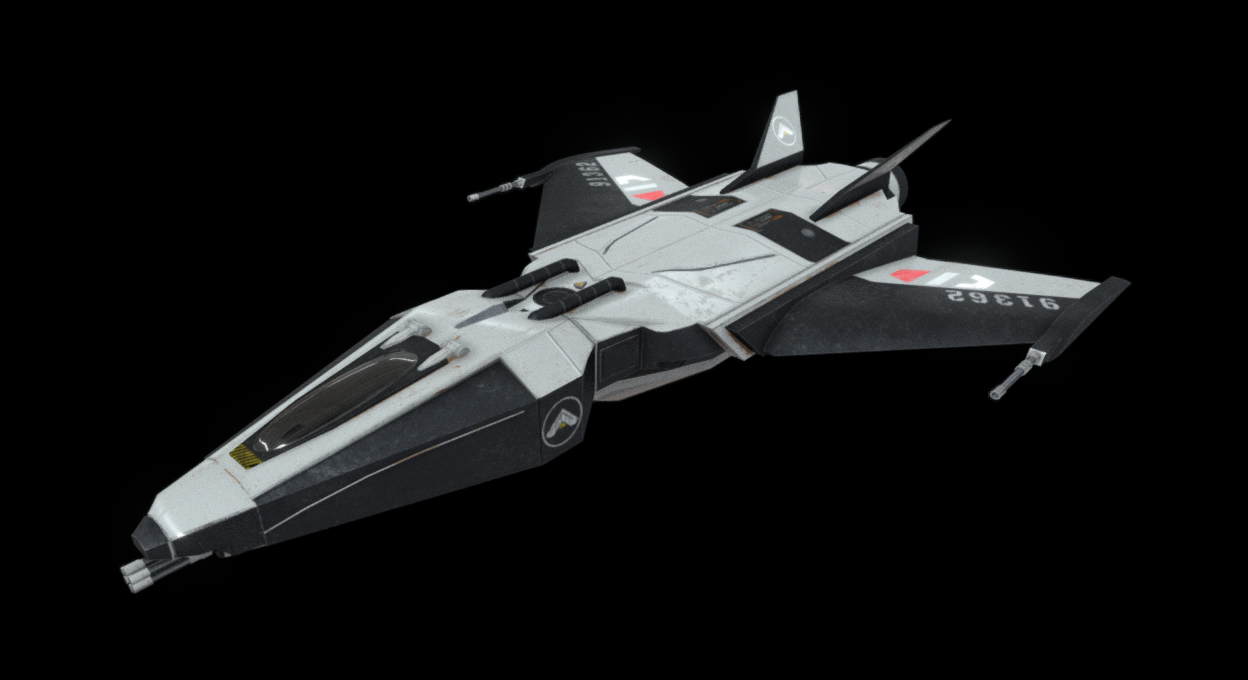 Space Fighter 3d model