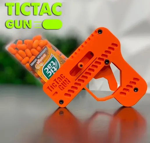 Tic Tac Gun 3d model