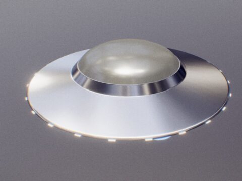 ufo flying saucer 3d model