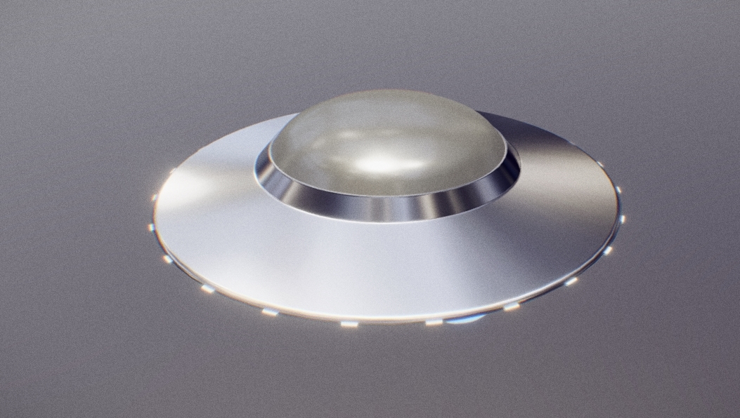 ufo flying saucer 3d model