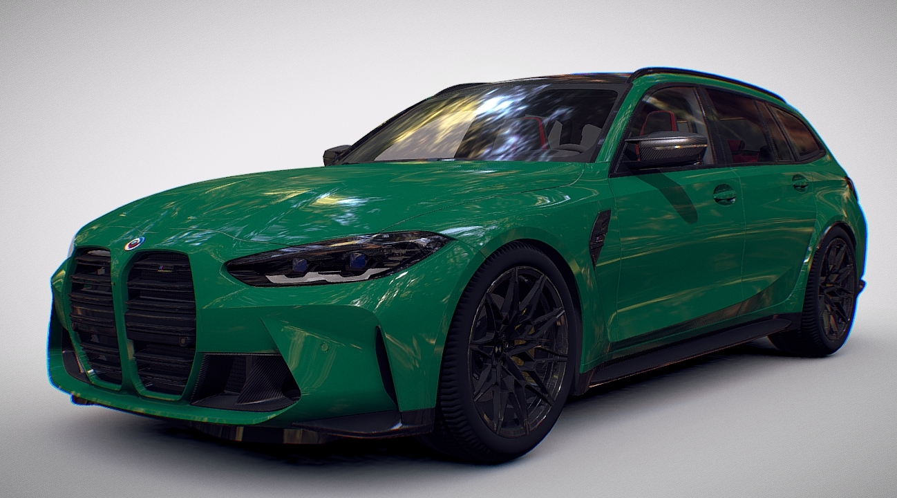 BMW m3 Competition Tourning 3d model