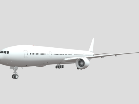Boeing 777-300ER 3d model