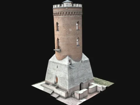 Chindia Tower - Dice Tower 3d model