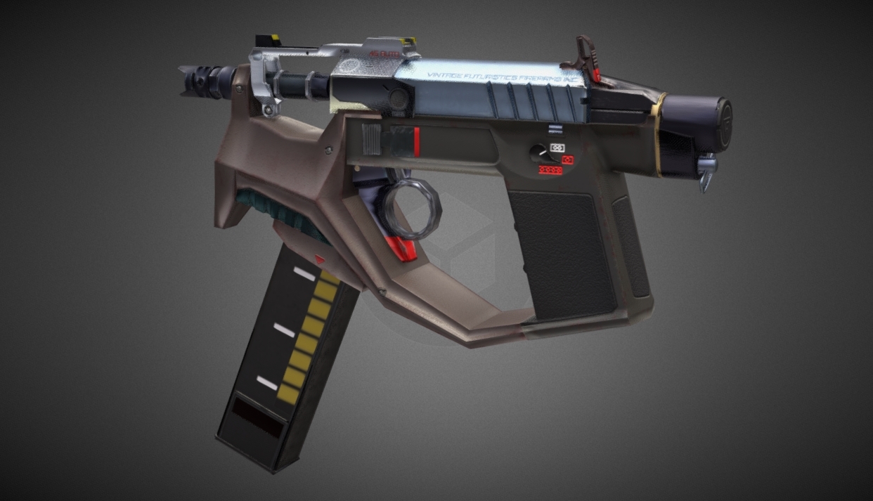 Compact SMG 3d model