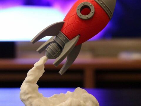 Faberge Retro Rocket Nozzle 3d model