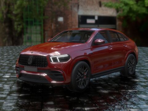 Mercedes-AMG GLE 63 Coupe 2022 3d model