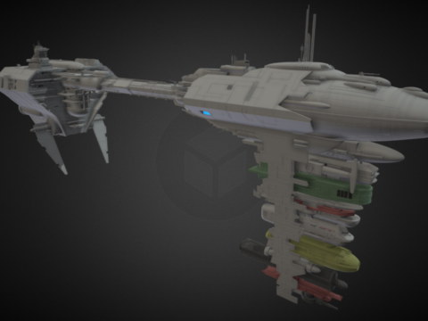 Star Wars: Nebulon B Frigate 3d model