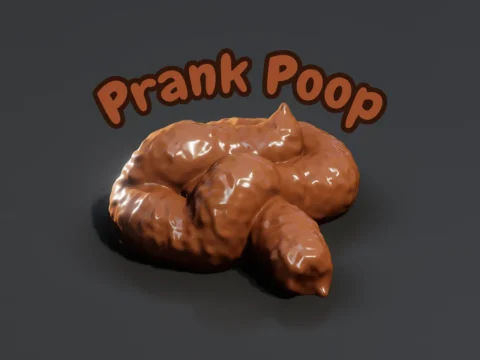 Prank poop 3d model