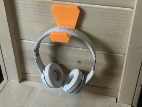 Stickon Headphones Hanger 3d model