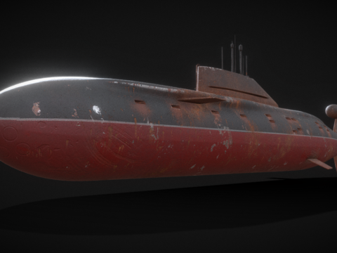 USS Deep Explorer - 306 3d model