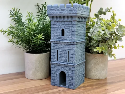 Vogland Castle Dice Tower 3d model