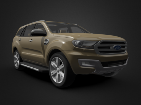 2018 Ford Everest 3d model