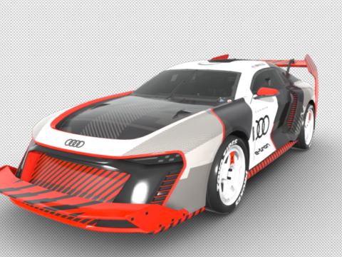 2023 Audi S1 e-Tron Quattro 3d model