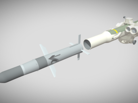 BGM-71 TOW 3d model