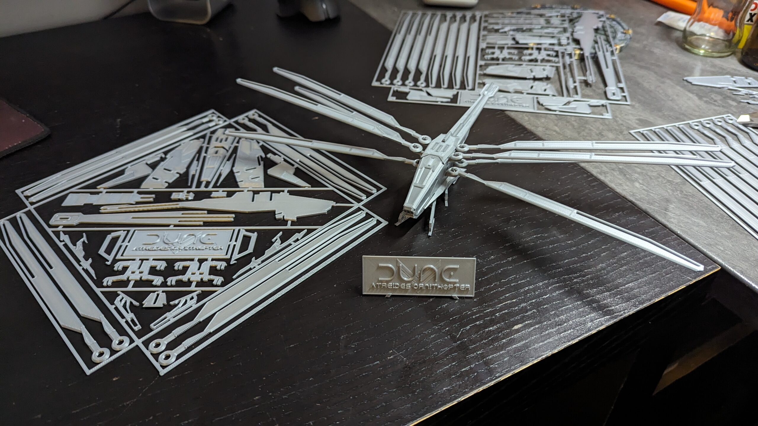 Dune - House Atreides Ornithopter - Kit 3d model