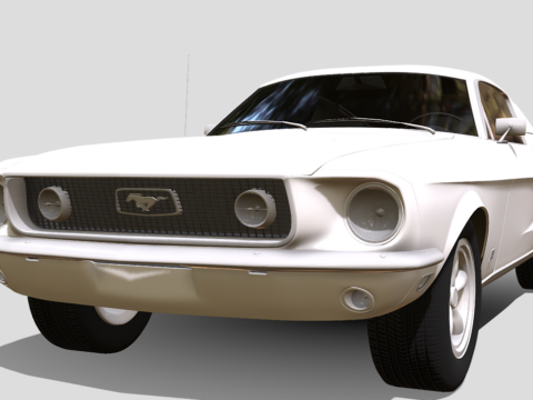 Ford Mustang GT 3d model