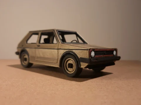 Golf MK1 - Kit Card 3d model
