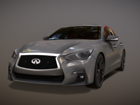 Infiniti Q50s 3d model