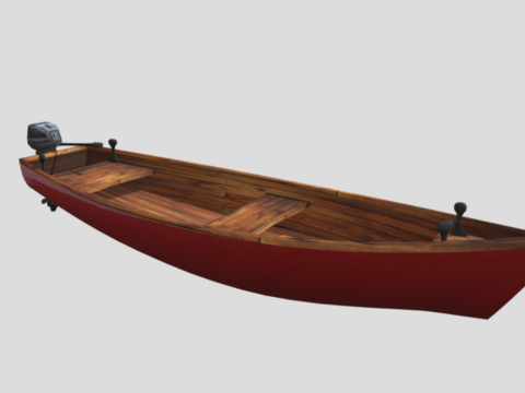 Motor Boat 1A 3d model