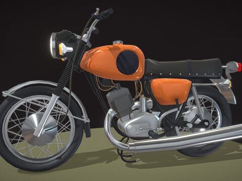 Motorcycle model "Planeta Sport" 3d model