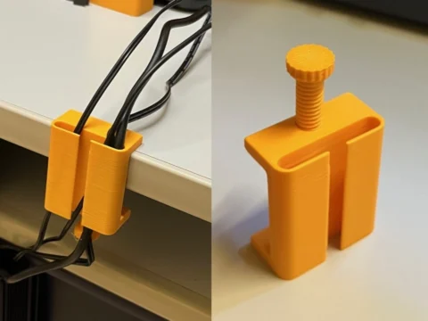 OPEN Desk Cable Management Holder / Organizer 3d model