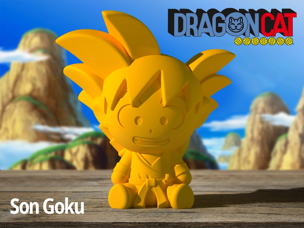 Son Goku Chibi Figure 3d model