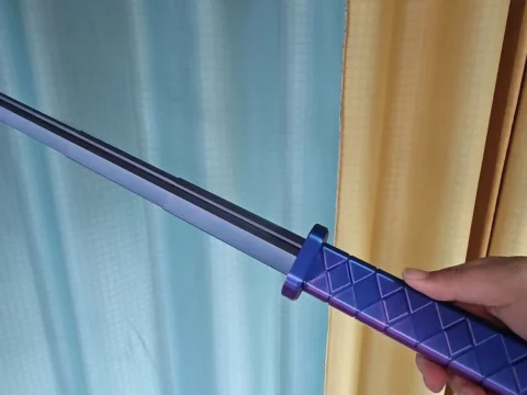 Telescopic Tang horizontal knife 3d model
