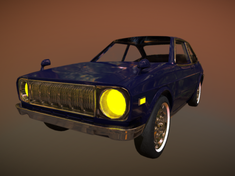Toyota Starlet 1200 SR 1979 3d model