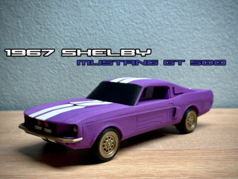 1967 Shelby Mustang GT 500 3d model