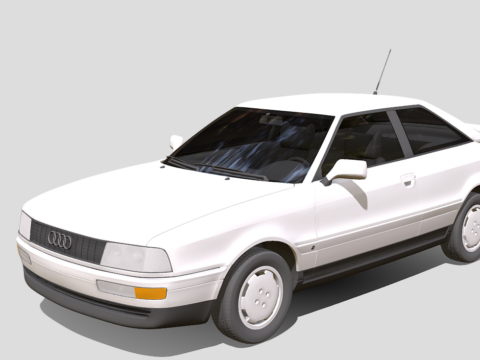 1998 Audi Coupe 3d model