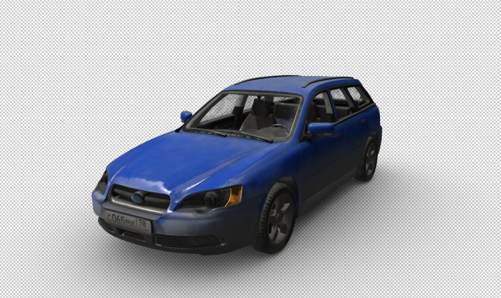 2005 Subaru Legacy B4 3d model