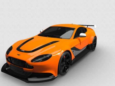 2017 Aston Martin Vantage GT12 3d model