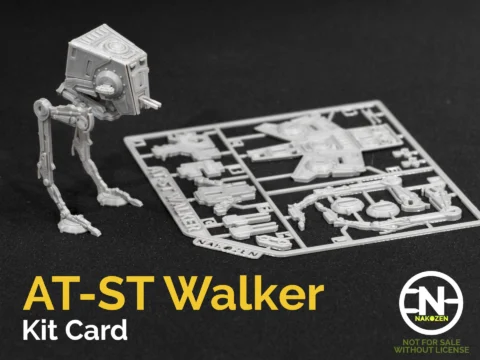 AT-ST Walker Kit Card 3d model
