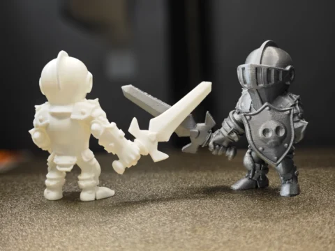 Cartoon Armored Knight 3d model