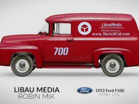 Ford F100 3d model