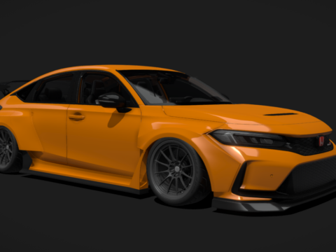 Honda Civic Type R FL5 Custom 3d model