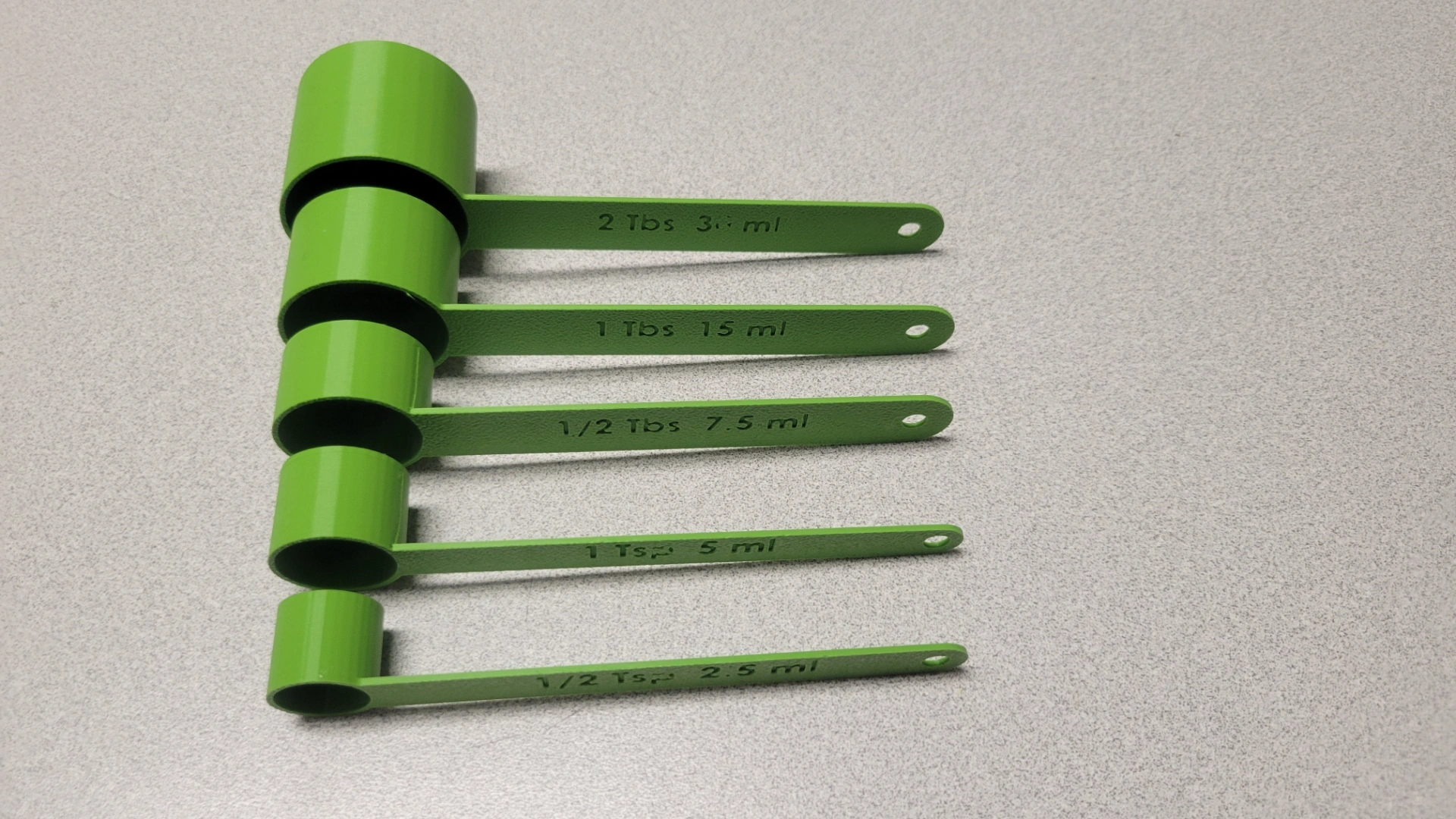 Long Handled Measuring Spoons3 3d model