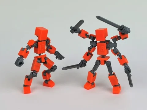 Lucky 13 MINI Printable Jointed Figure 3d model