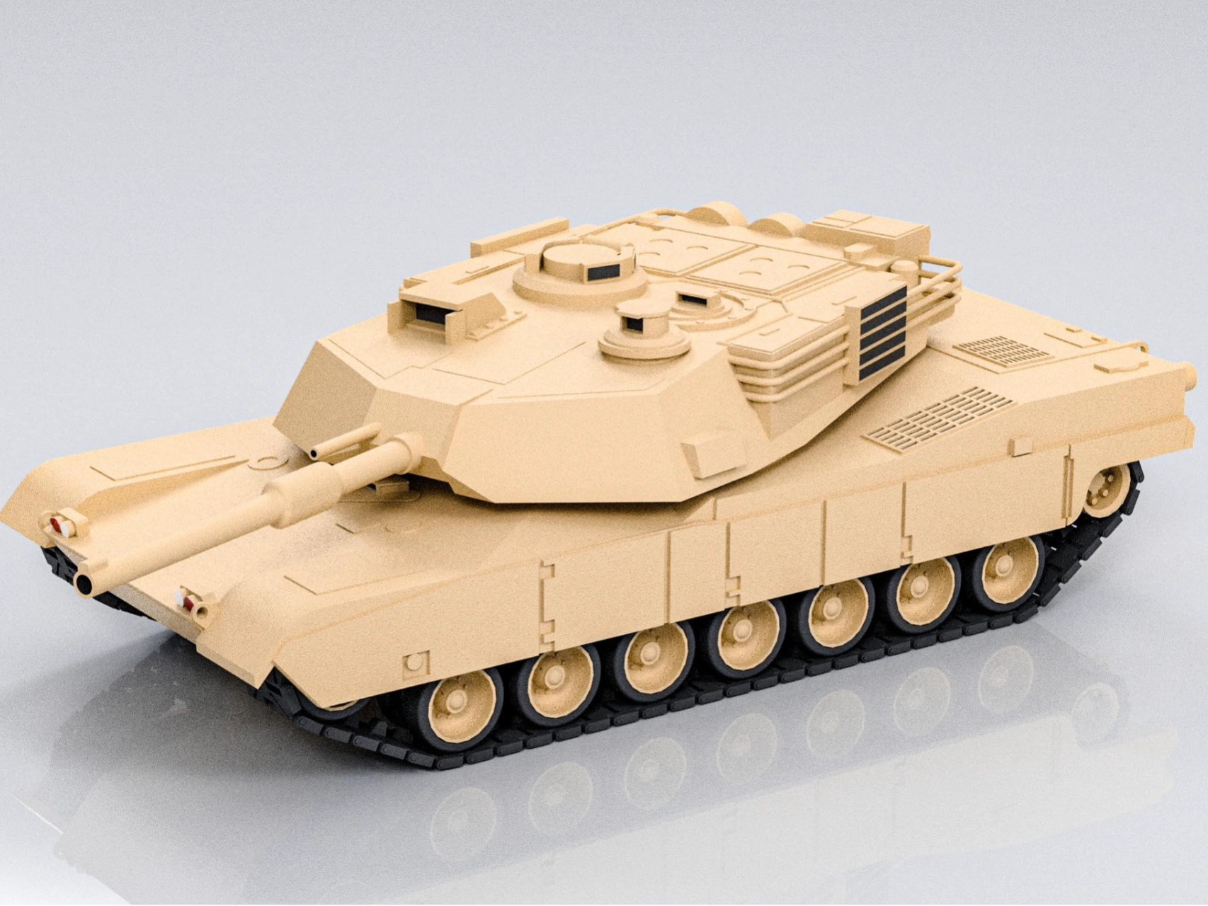 M1A2 Abrams 3d model