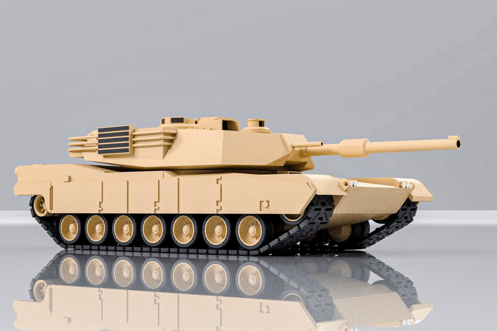 M1A2 Abrams2 3d model