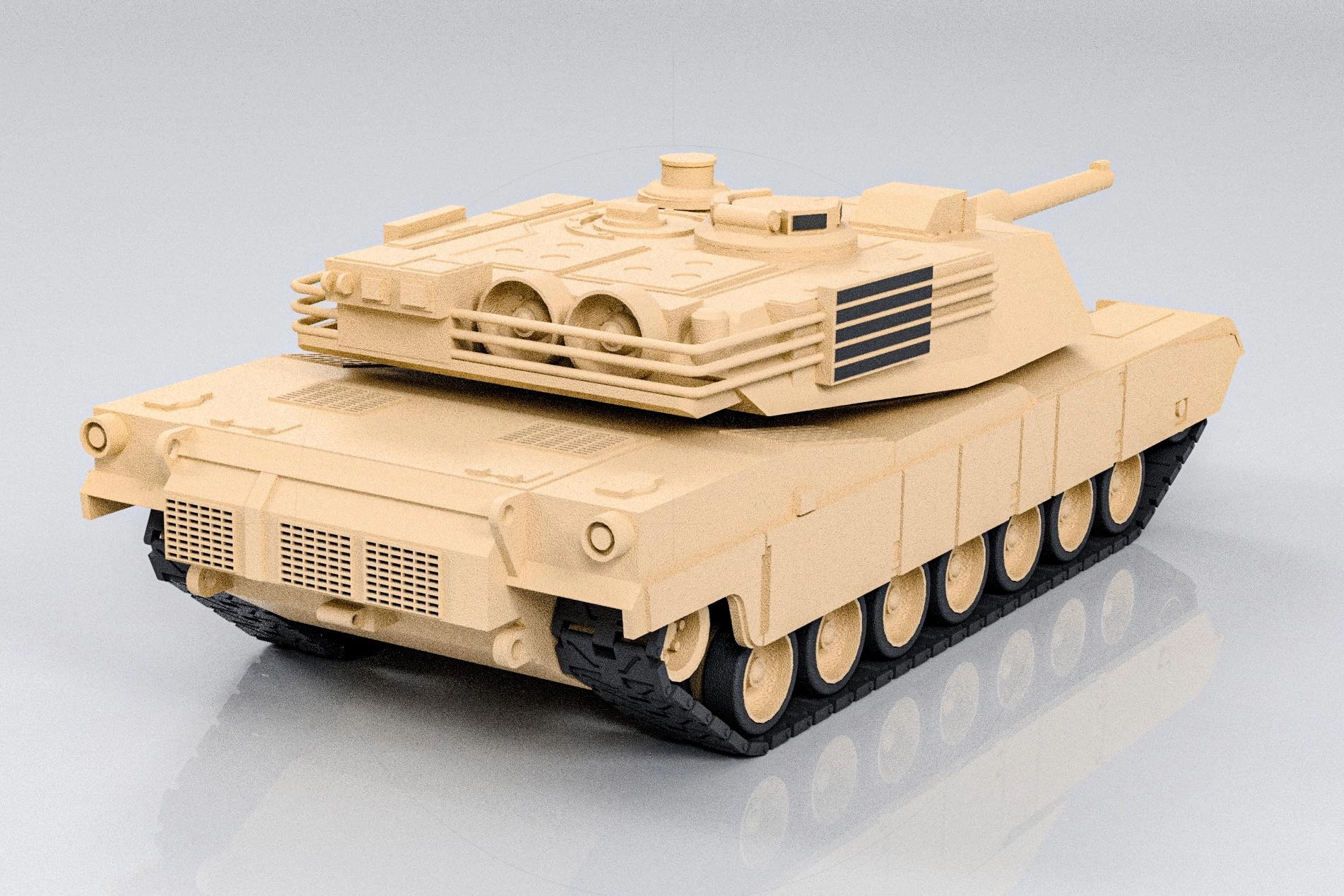 M1A2 Abrams3 3d model