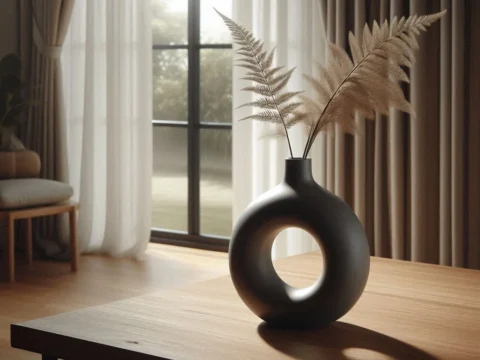 Nordic Circular Hollow Vase 3d model