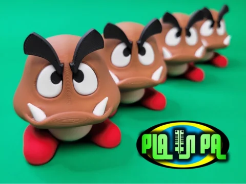 Paper Goomba – Multi Part 3d model